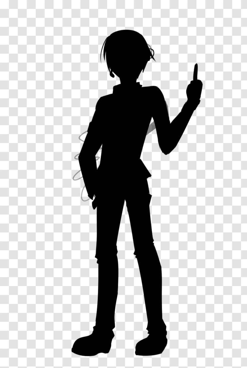 Middle Finger Silhouette Clip Art - Human Transparent PNG