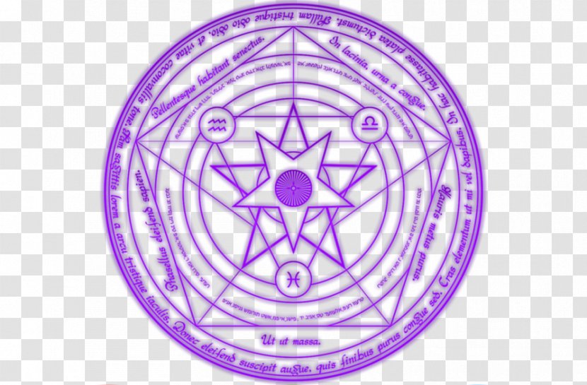 Magic Circle Occult Pentagram - Deviantart Transparent PNG