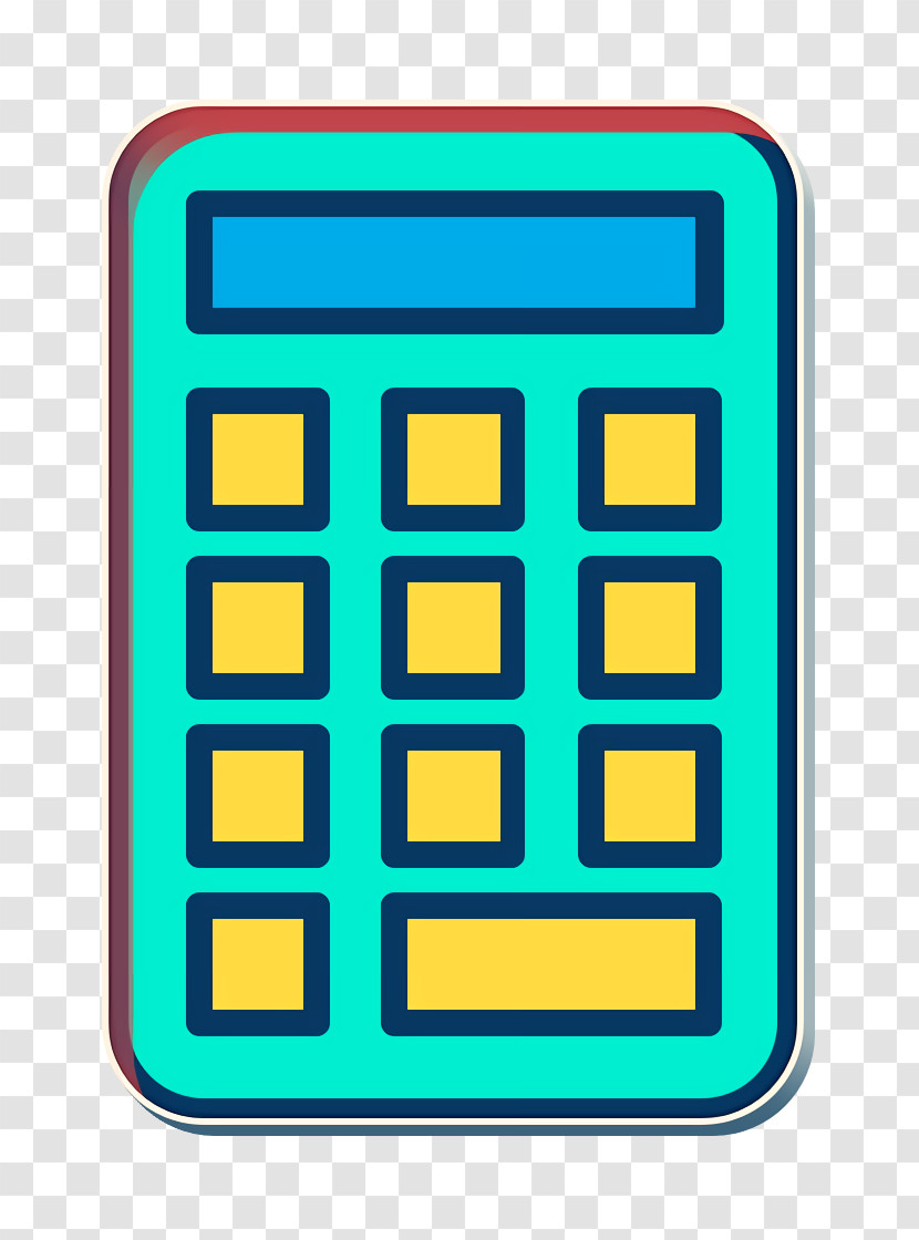 Technological Icon School Icon Calculator Icon Transparent PNG