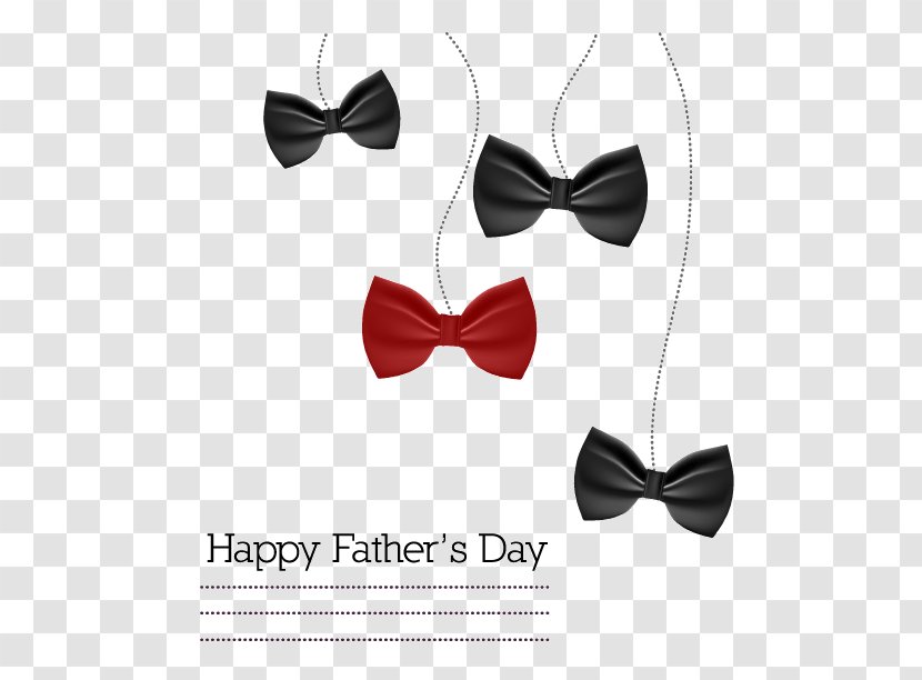 Father's Day Vector Graphics Image Bow Tie - Fathers - Moths And Butterflies Transparent PNG
