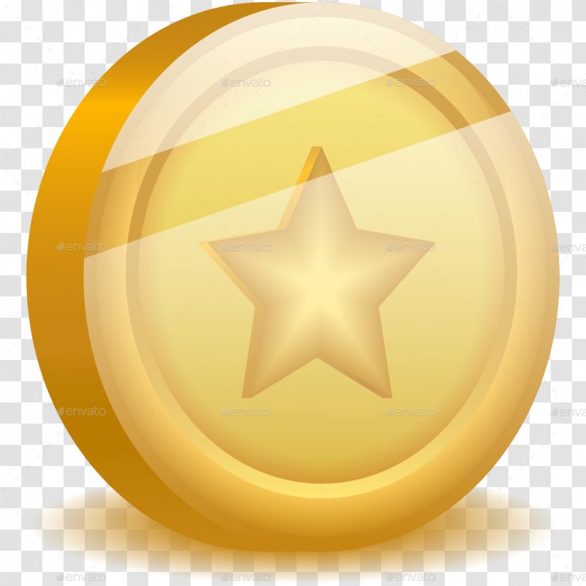 Silver Yellow Coin Bronze - Symbol Transparent PNG