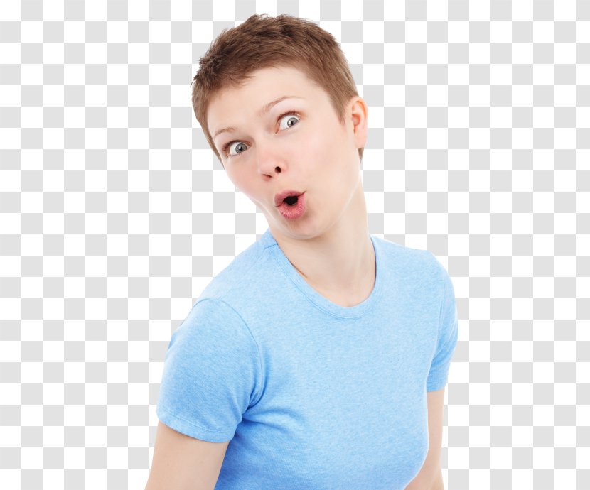 Humour Surprise World's Funniest Joke - Mouth - Brown Hair Transparent PNG