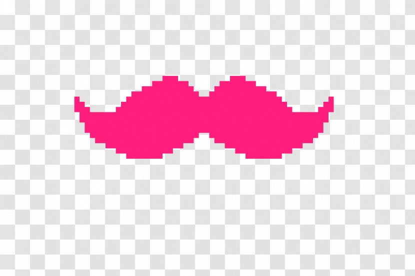 Pixel Art DeviantArt - Heart - Moustache Transparent PNG