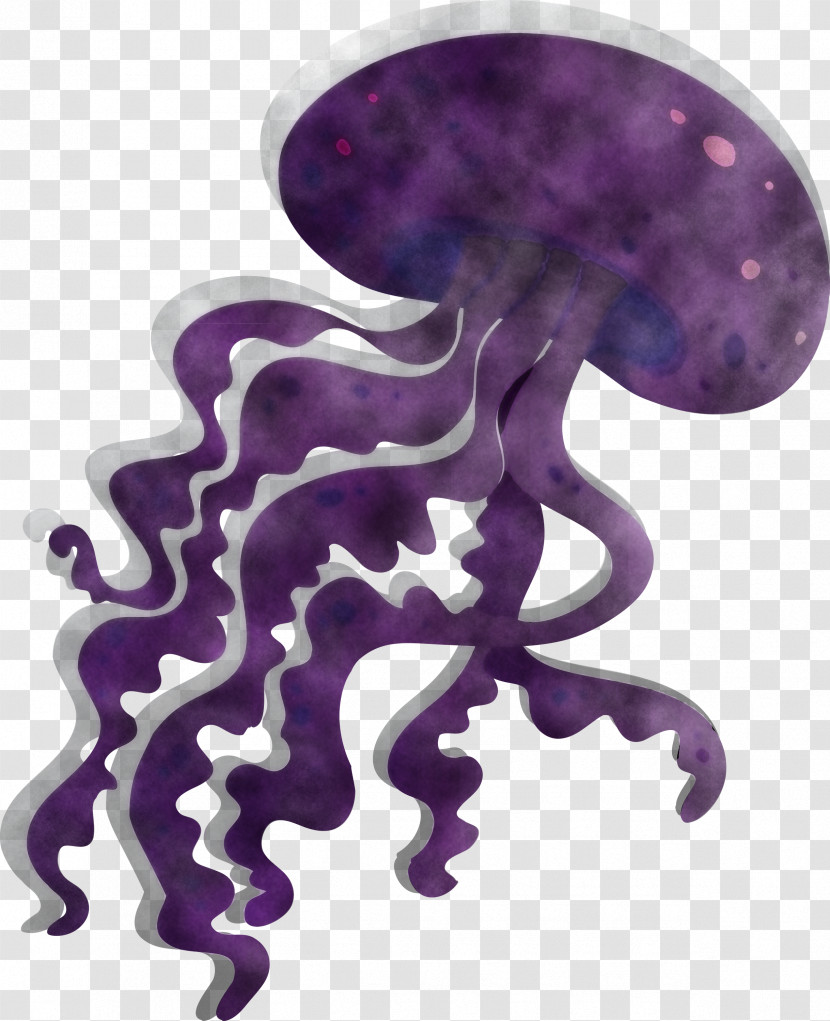 Purple Octopus Violet Octopus Transparent PNG