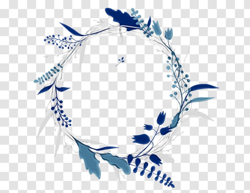 Wedding Invitation Design - Logo - Blue And White Porcelain Plant Transparent PNG