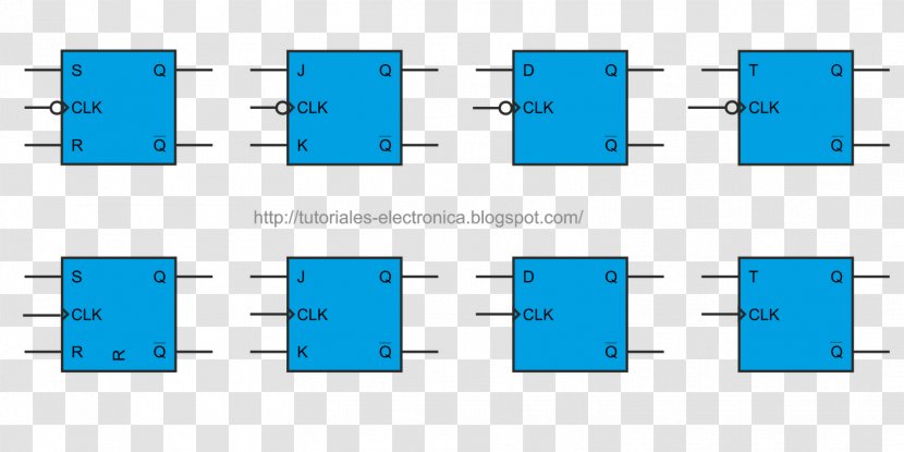 Flip-flop Signal Edge Digital Electronics Electronic Circuit - Timer - Flip Flop Transparent PNG