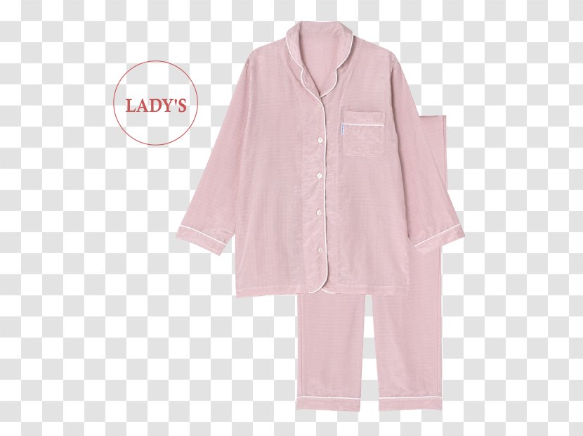 Pajamas Pink M Sleeve RTV Outerwear - Gauze Transparent PNG