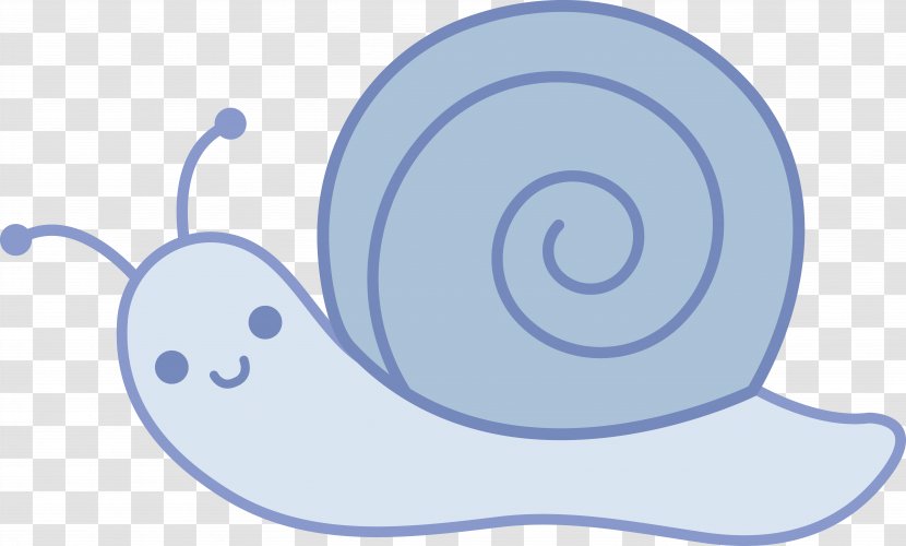 Snail Molluscs Cartoon Drawing Clip Art - Mollusc Shell - Blue Bug Cliparts Transparent PNG