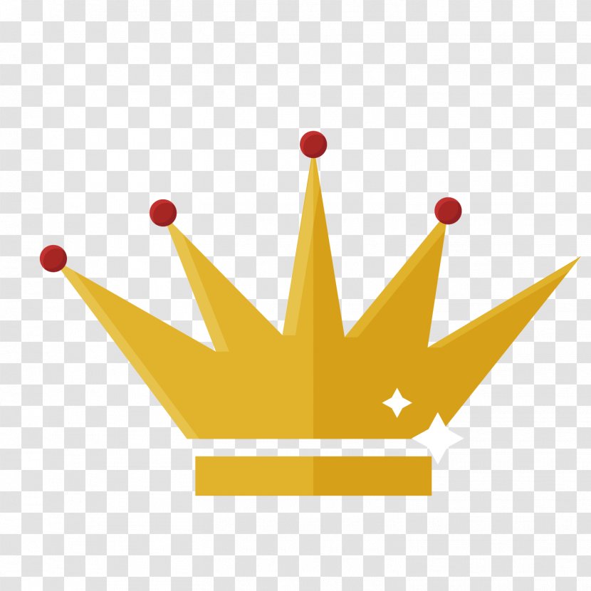 Crown Clip Art - Triangle - Golden Transparent PNG