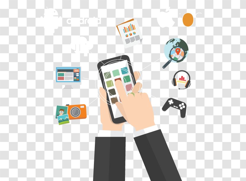 Mobile App Development Application Software Phones Handheld Devices - Communication - Smartphone Transparent PNG