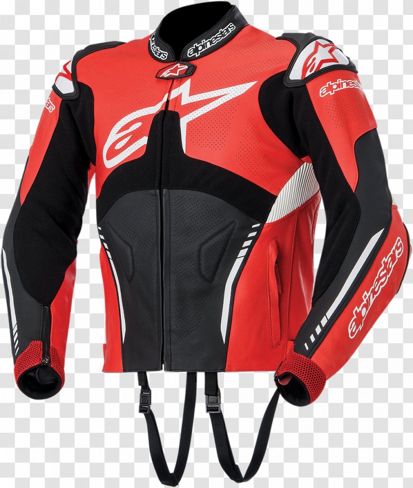 Leather Jacket Alpinestars Motorcycle - Material - Thor Transparent PNG