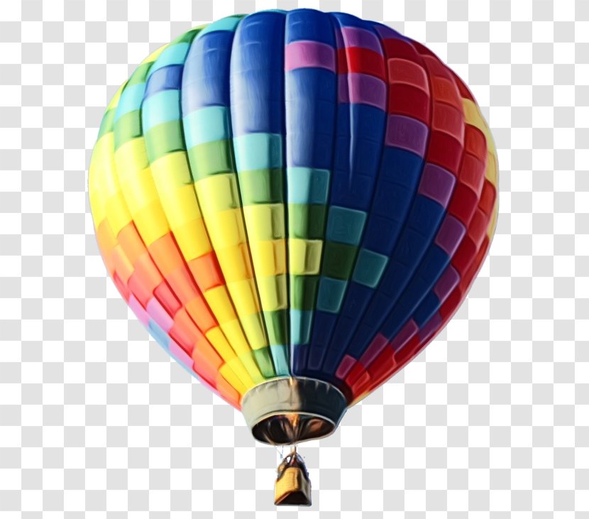 Hot Air Balloon Watercolor - Ballooning - Aerostat Recreation Transparent PNG