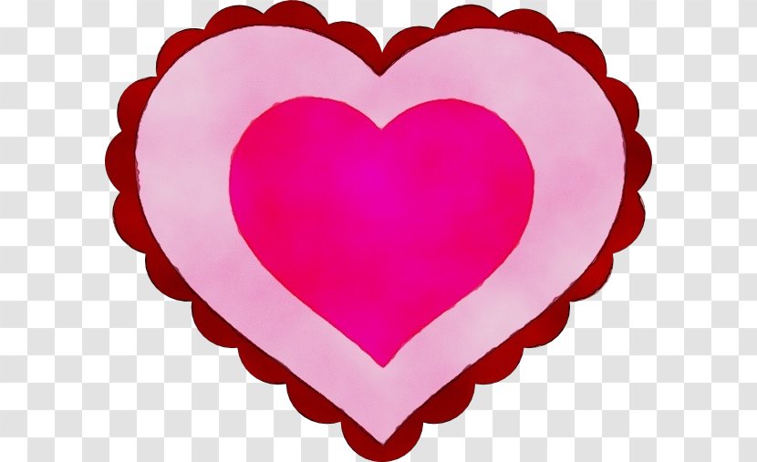 Heart Background - Red - Valentines Day Magenta Transparent PNG