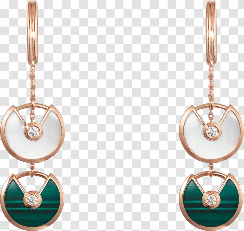 Earring Cartier Jewellery Gemstone Diamond - Earrings Transparent PNG