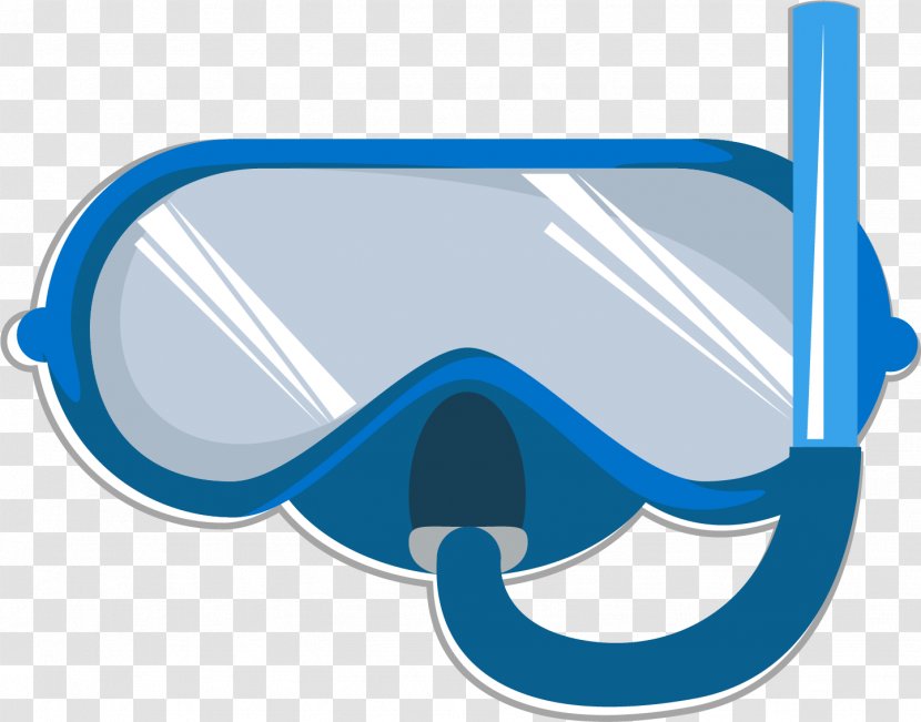 Goggles Swimming Glasses Clip Art - Aqua Transparent PNG