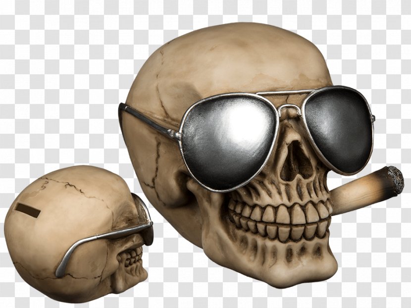 Piggy Bank Skull Gift .de Price - Goggles Transparent PNG