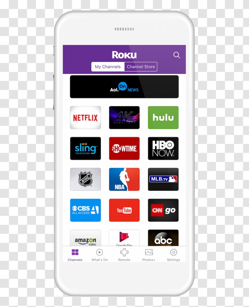 Roku IPhone App Store - Electronic Device - Iphone Transparent PNG