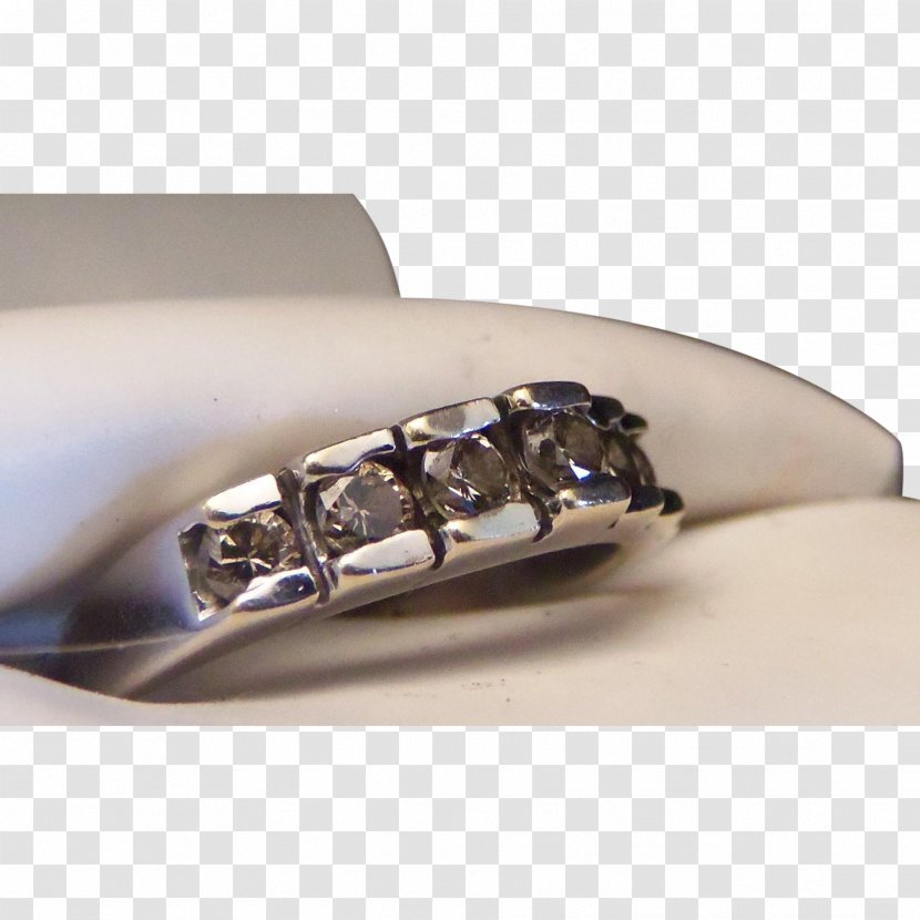 Wedding Ring Silver Diamond Transparent PNG