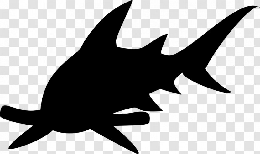 Hammerhead Shark Silhouette Clip Art - Wing - Great Vector Transparent PNG