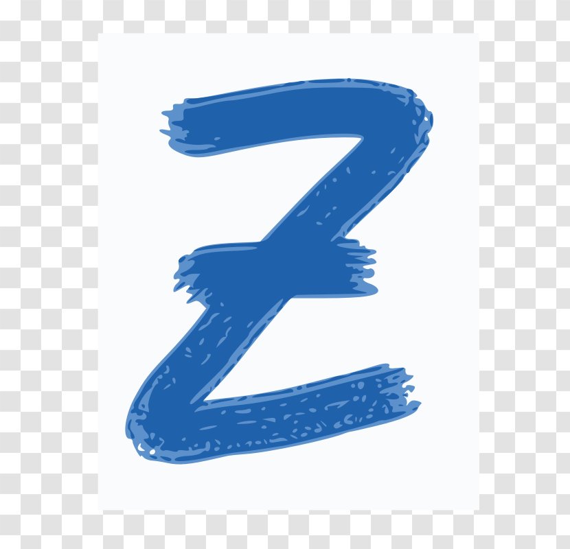 Clip Art Image Video - Electric Blue - Z Transparent PNG