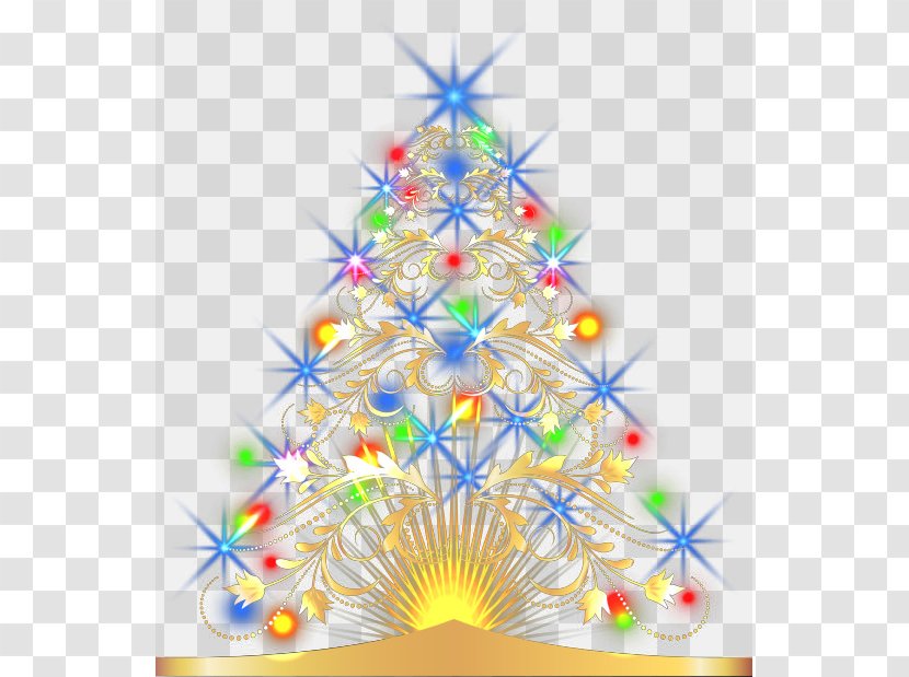 Christmas Tree Ornament Spruce Fir Pattern Transparent PNG