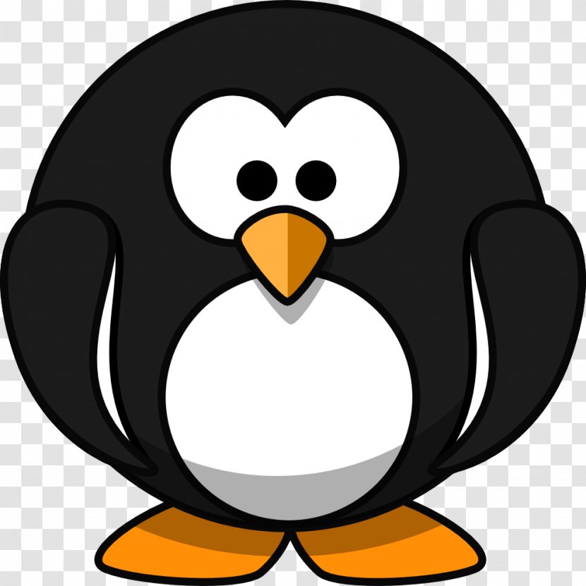 Penguin Cartoon Clip Art - Free Content - Coloring Pages Transparent PNG