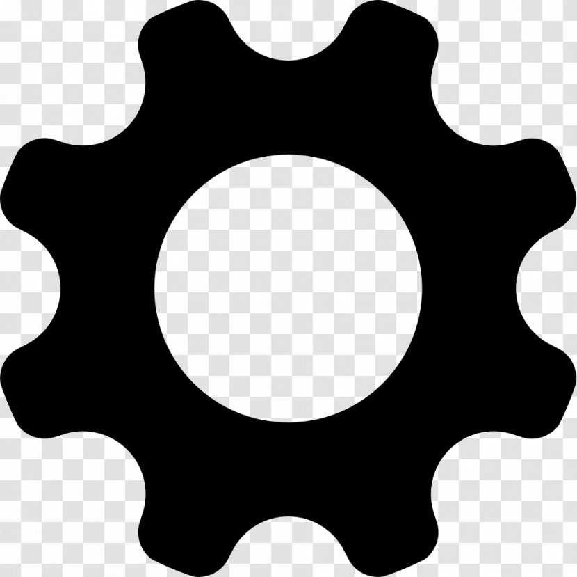 Gear Font Awesome Clip Art - Wheel - Mechanics Transparent PNG