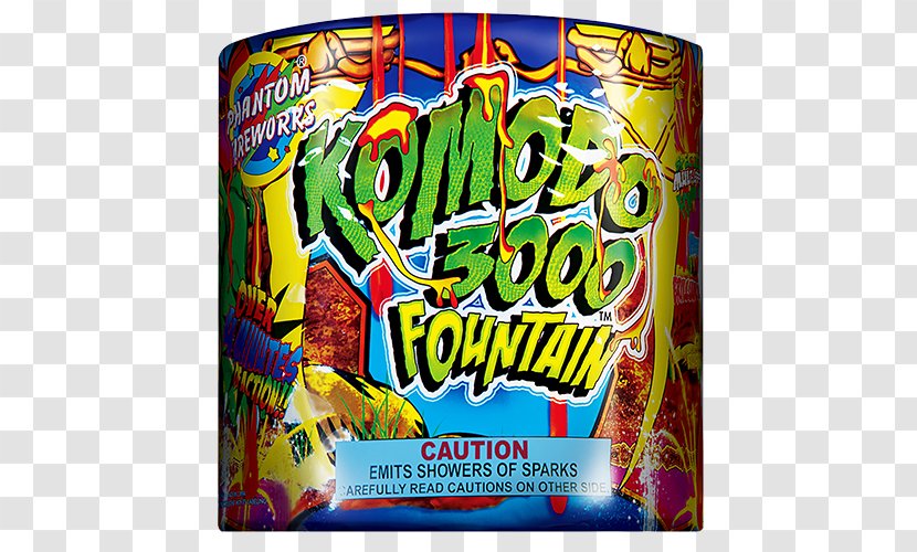 Komodo Dragon Fireworks Fountain Snakes Recreation - Color - Retail Transparent PNG