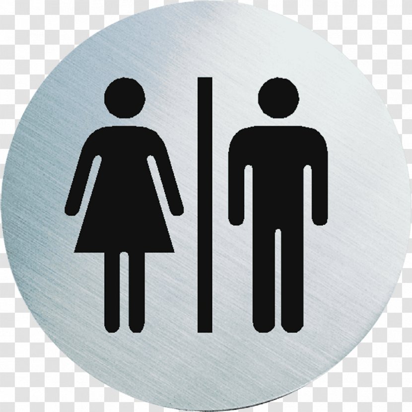 Unisex Public Toilet Bathroom Sign - Door - Man Wc Transparent PNG