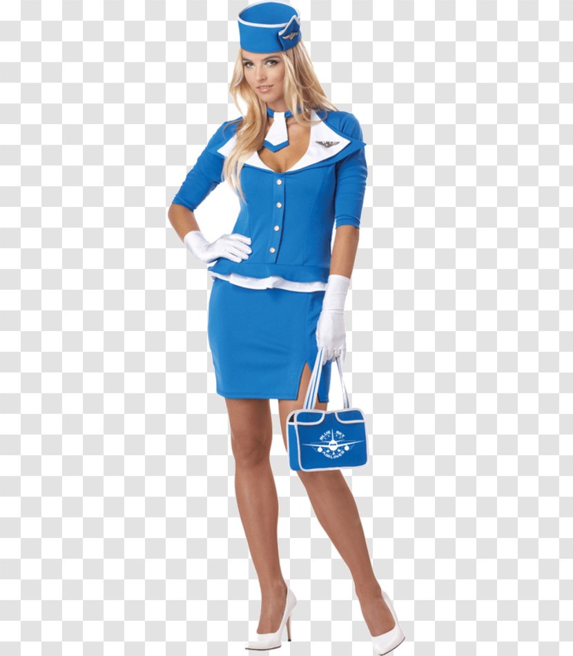 Flight Attendant Air Travel Costume Airline - Attendent Transparent PNG