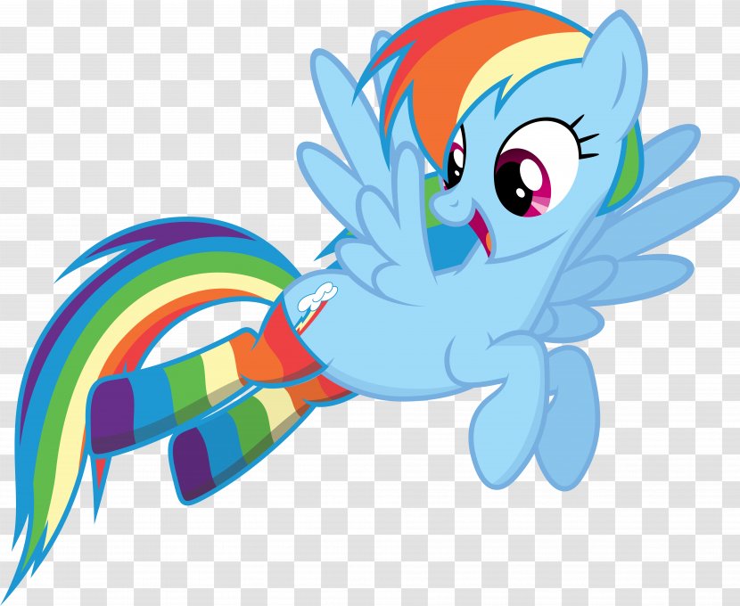Rainbow Dash Pony Applejack Fluttershy Rarity - Fictional Character - Slb Vector Transparent PNG