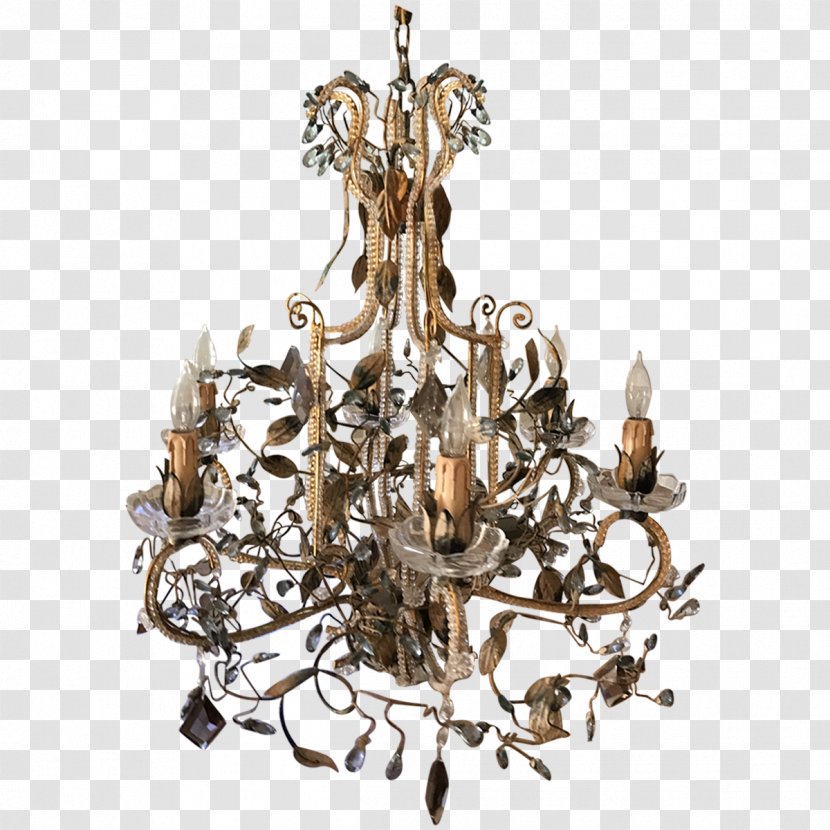 Lighting Chandelier Sconce Crystal - Antique Transparent PNG