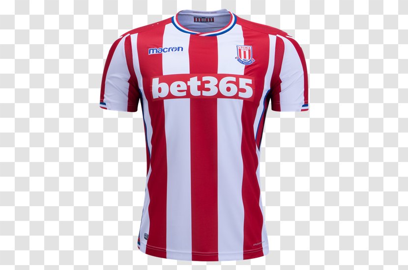 Stoke City F.C. 2017–18 Premier League T-shirt Jersey Kit - Shirt Transparent PNG