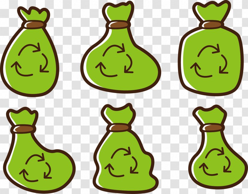 Waste Drawing Clip Art - Green - Vector Garbage Bags Transparent PNG