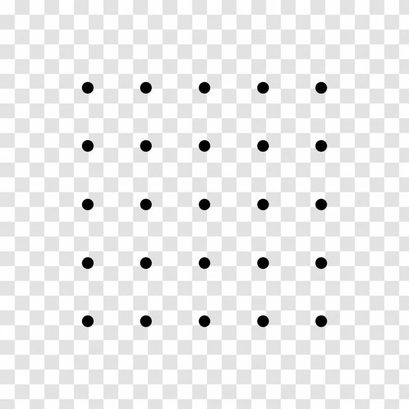 Black And White Rectangle Circle Monochrome - Area - Dots Transparent PNG