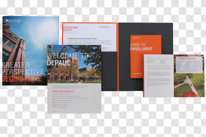 DePaul University - Brochure - Welcome Center Drexel Syracuse Graphic Design SchoolCorporate Identity Kit Transparent PNG