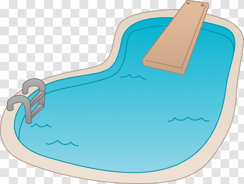 Swimming Pool Free Content Clip Art - Azure - Cliparts Transparent PNG