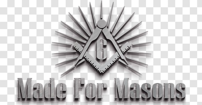 Freemasonry Logo Product Brand Font - Black And White - Text Transparent PNG