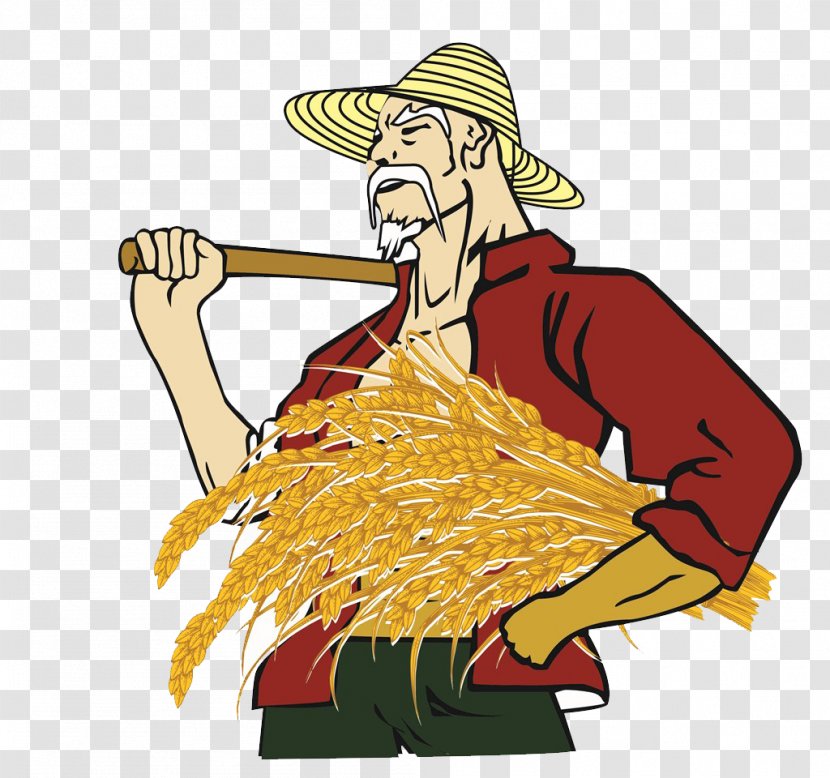 Farmer Clip Art - Grauds - Wheat Cartoons Transparent PNG