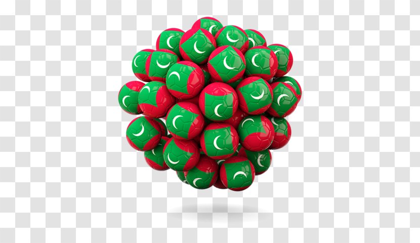 Flag Of Morocco Football - The Maldives - Ball Transparent PNG