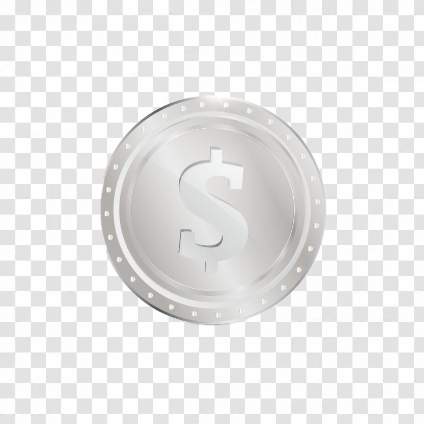 Silver Coin Metal - Vector Coins Transparent PNG