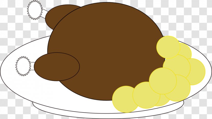 Stuffing Turkey Cornbread Clip Art - Meat - Dinner Plate Clipart Transparent PNG