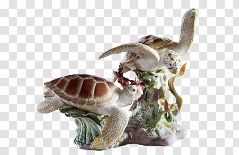 Sea Turtle Lladró Sculpture Figurine Transparent PNG