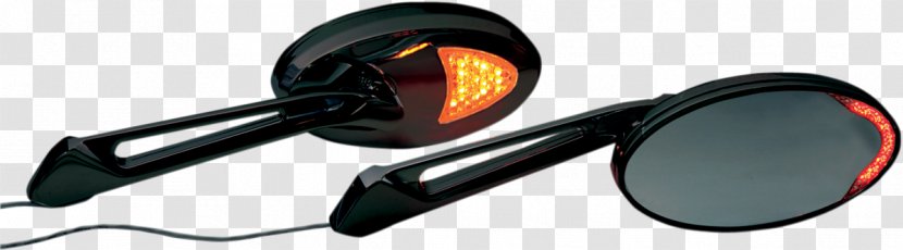 Light-emitting Diode Mirror Blinklys Custom Motorcycle - Wing - LED Illuminated Transparent PNG