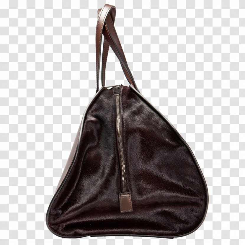 Hobo Bag Holdall Leather Cowhide - And Fur Transparent PNG