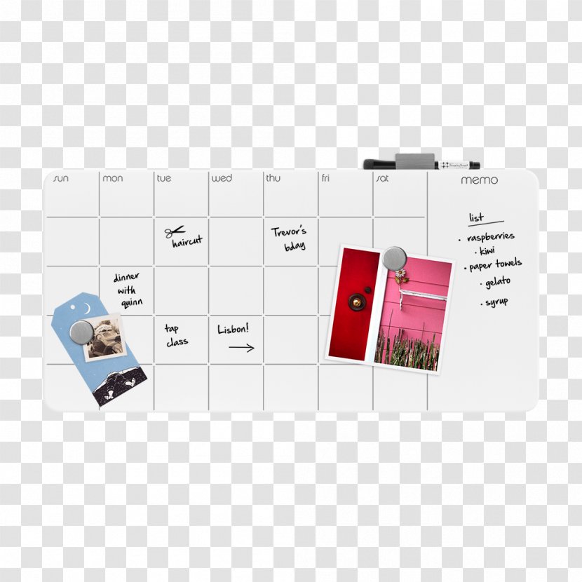 Dry-Erase Boards Glass Craft Magnets Three By Seattle Calendar - Wochenkalender - Board Transparent PNG