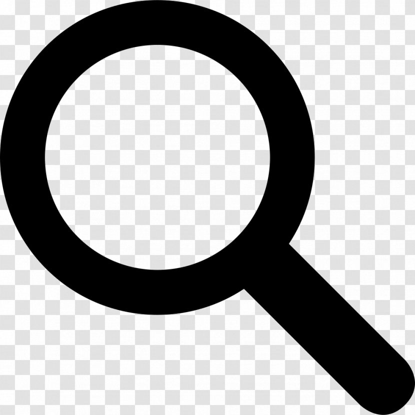 Icon Search - Black And White - Symbol Transparent PNG