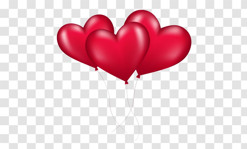 Balloon Heart Valentine's Day Clip Art - Gift - Love Transparent PNG