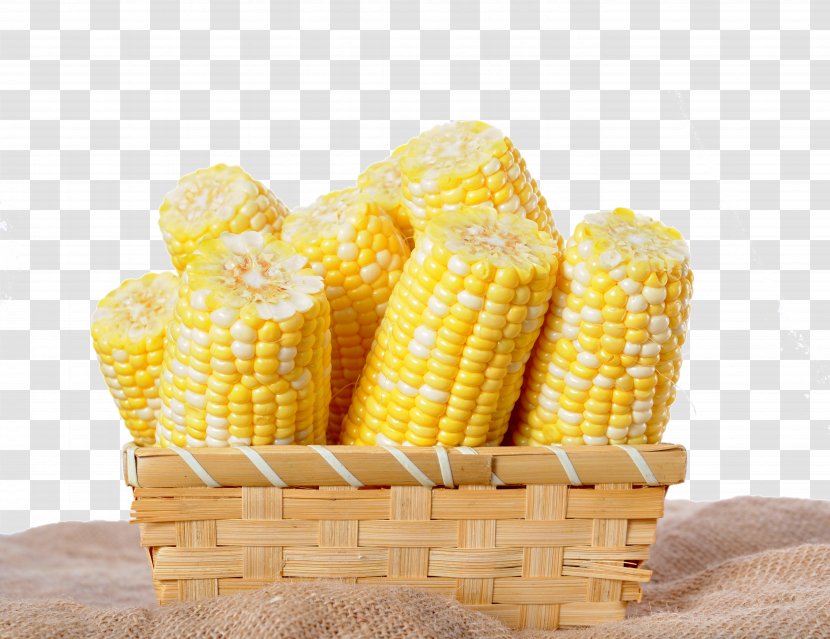 Waxy Corn On The Cob Polenta Popcorn Cereal - Vegetarian Food Transparent PNG
