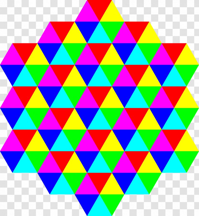 Tessellation Equilateral Triangle Hexagon Shape - Rectangle Transparent PNG